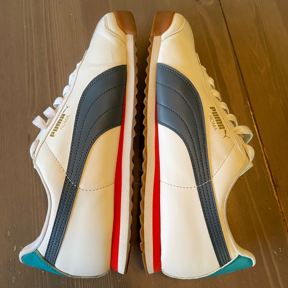 Puma Roma Basic Plus White Evening Sky Casual Sne… - image 5